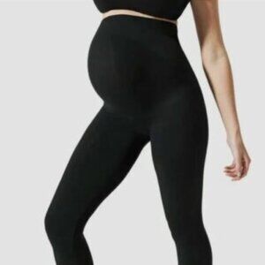 BLANQI Everyday Maternity Belly Support Stretch Womens L Black Leggings